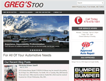 Tablet Screenshot of gregstoo.com